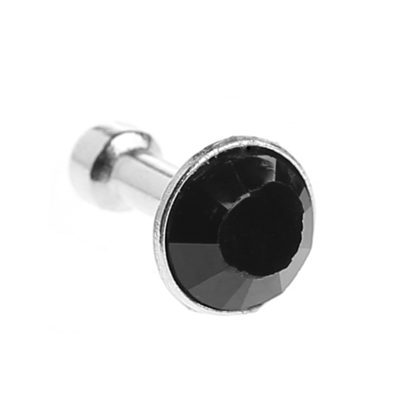 Cre Plug Earphone 3.5mm Anti Debu Bentuk Bulat Hias Berlian Imitasi Glitter Untuk Smartphone