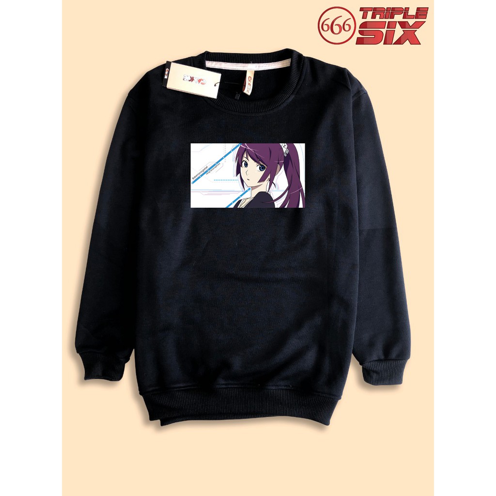 Sweater Sweatshirt Anime Bakemonogatari Hitagi Senjougahara