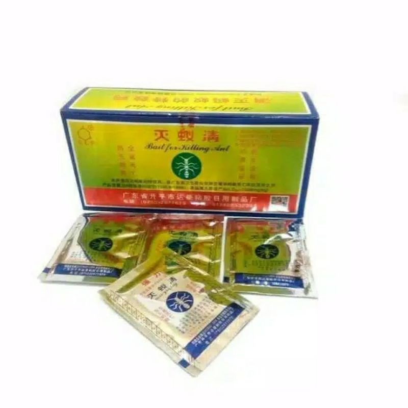 Racun Semut Mie Ji Qing asli 100% kualitas import kemasan 1 box isi 50pcs