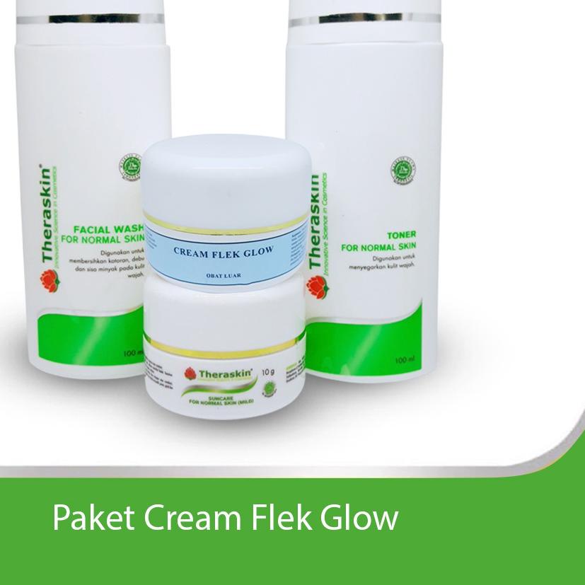 ➣ THERASKIN PAKET FLEK GLOW PAKET PENGHILANG FLEK | PAKET MURAH PENGHILANG FLEK HITAM ✩