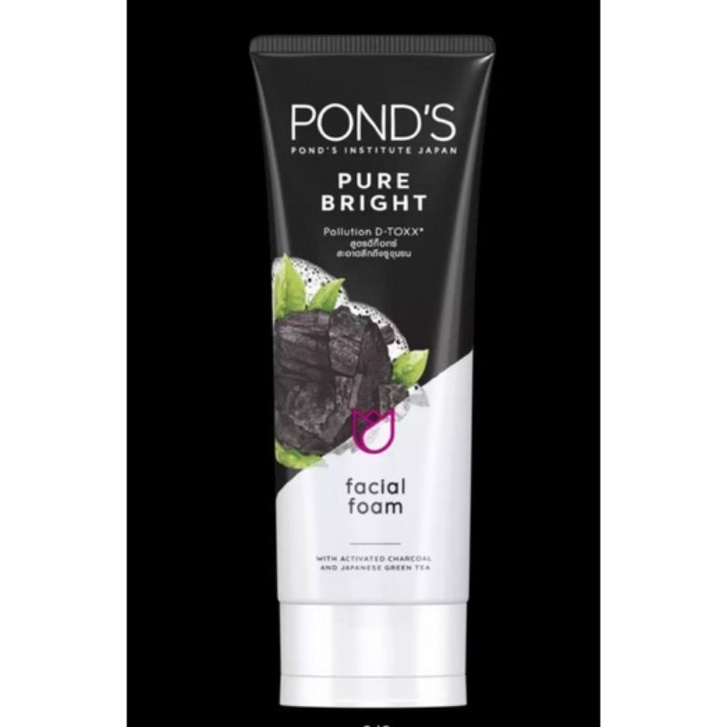 Pond's pure white facial foam 100g hitam / ponds sabun cuci muka