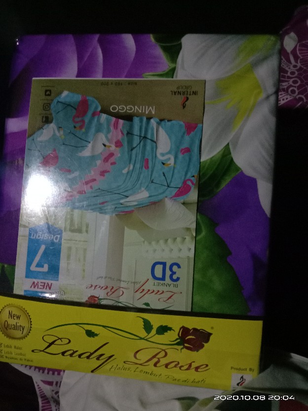 Sprei Lady Rose Disperse Queen 160 X 200cm