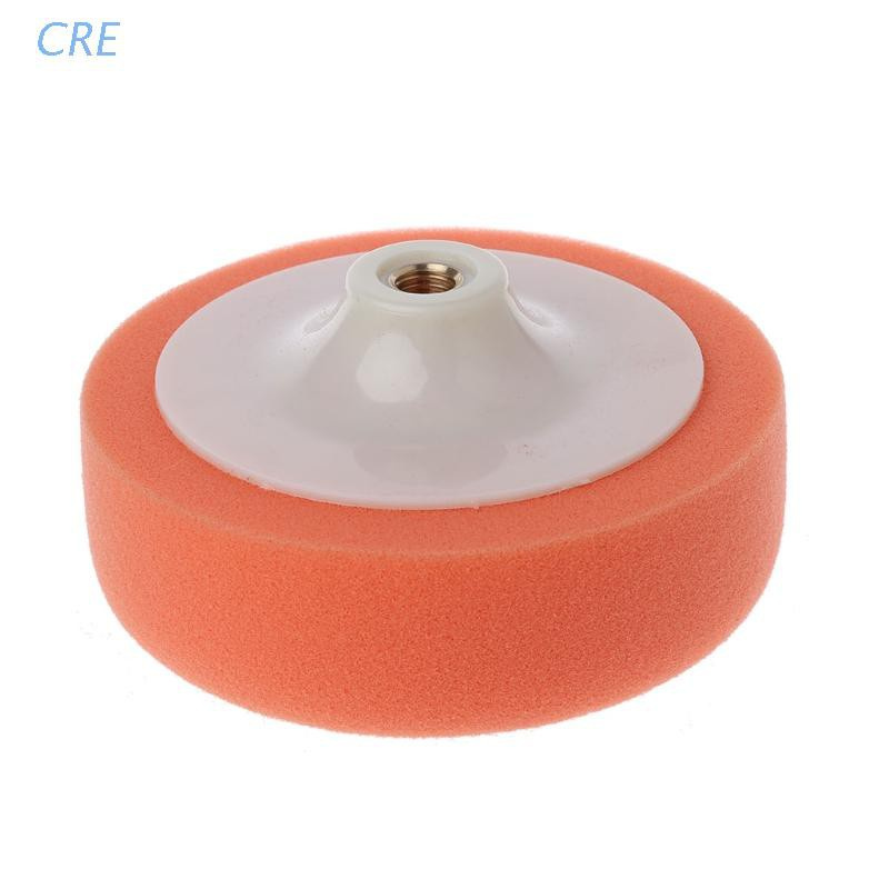 CRE  6 Inch 15cm Auto Car Polishing Buffing Polishing Pad Sponge Wheel Waxing Orange