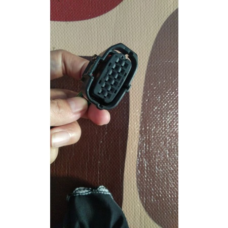 kabel soket konektor answer back modul remot keyless kunci kontak pin 12 kabel  yamaha fi new soul x