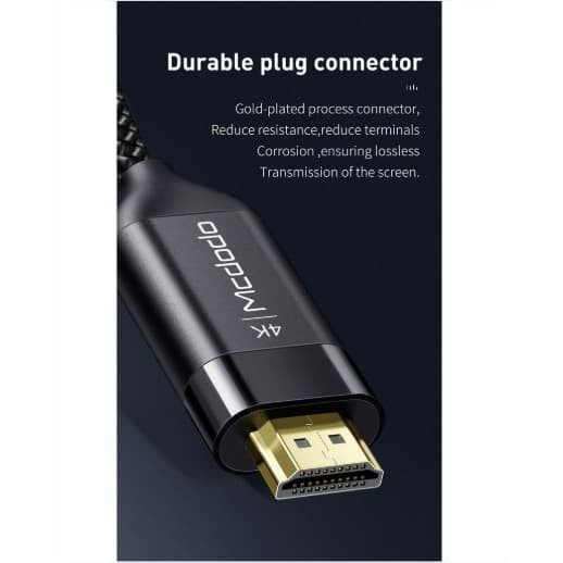 MCDODO Kabel HDMI To HDMI 4K PC / Proyektor / TV / PS4 HD Audio CA-718