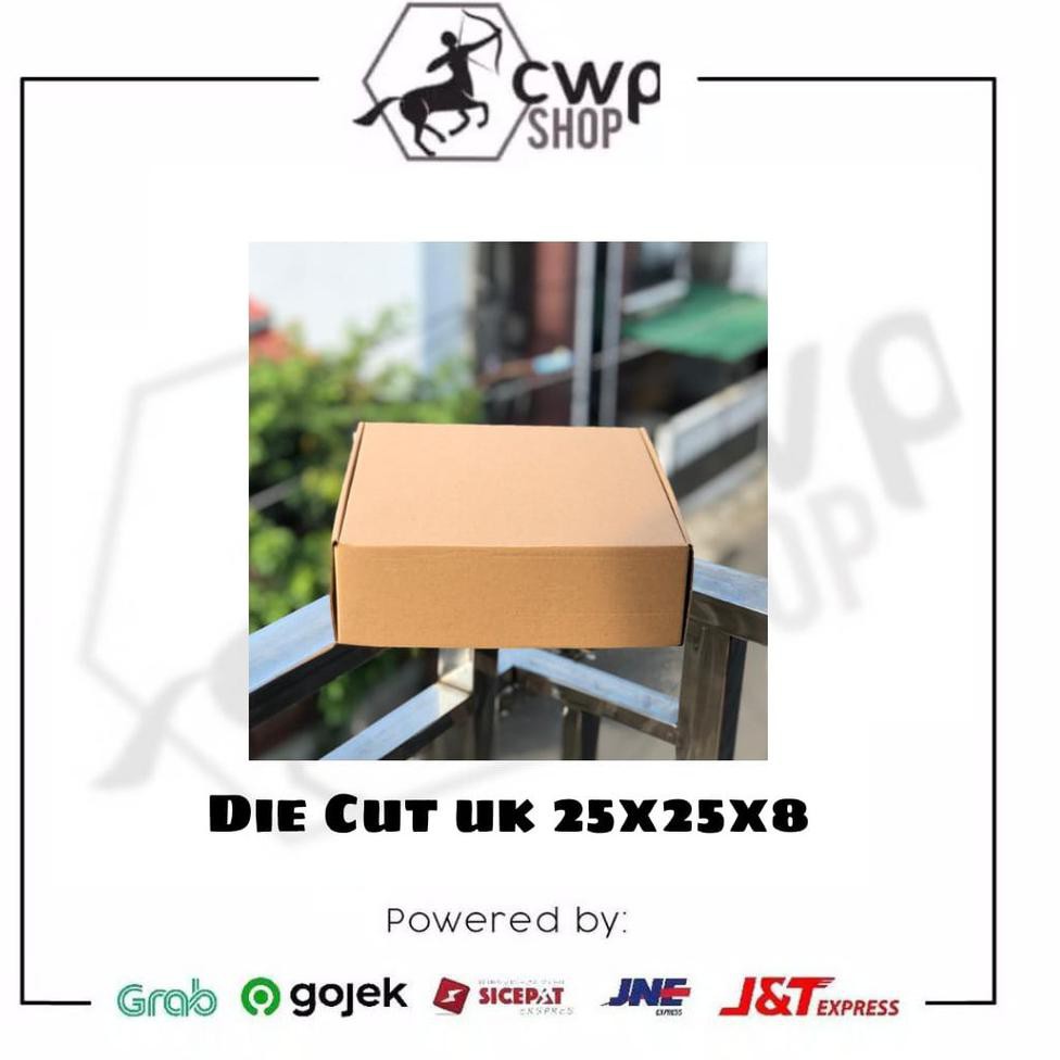 

【Ready】 Kardus Die Cut Polos Uk 25x25x8