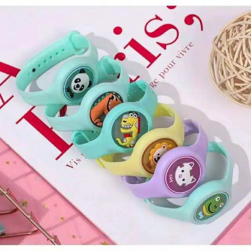 JAM GELANG ANTI NYAMUK | gelang anti nyamuk anak/ gelang LED