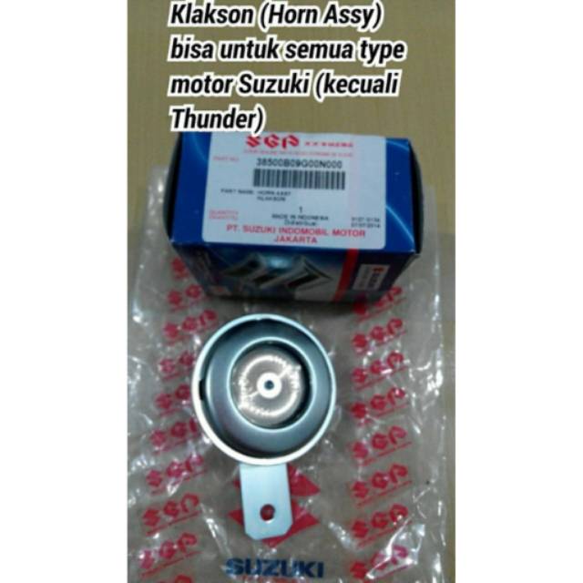 Klakson motor Shogun, Smash, Satria FU, Skywave, Spin, Skydrive, Nex