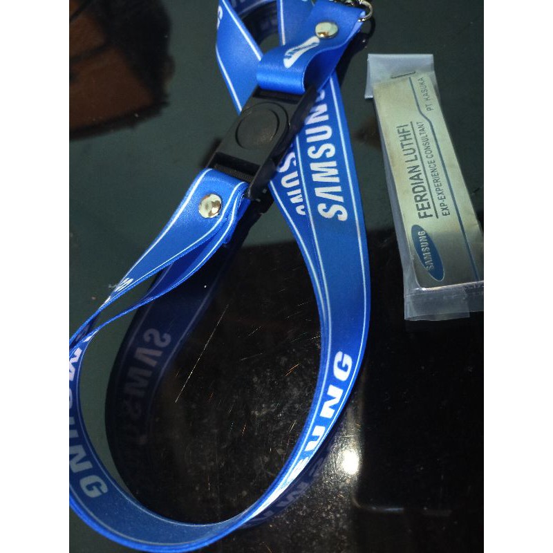 [READY STOK] Tali id card Samsung lanyard printing