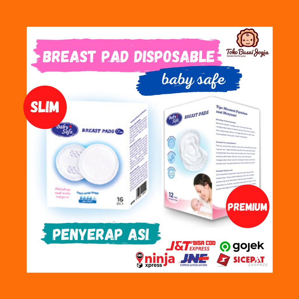 Baby Safe Disposable Breastpad / Breast Pad Premium Slim Penyerap Asi