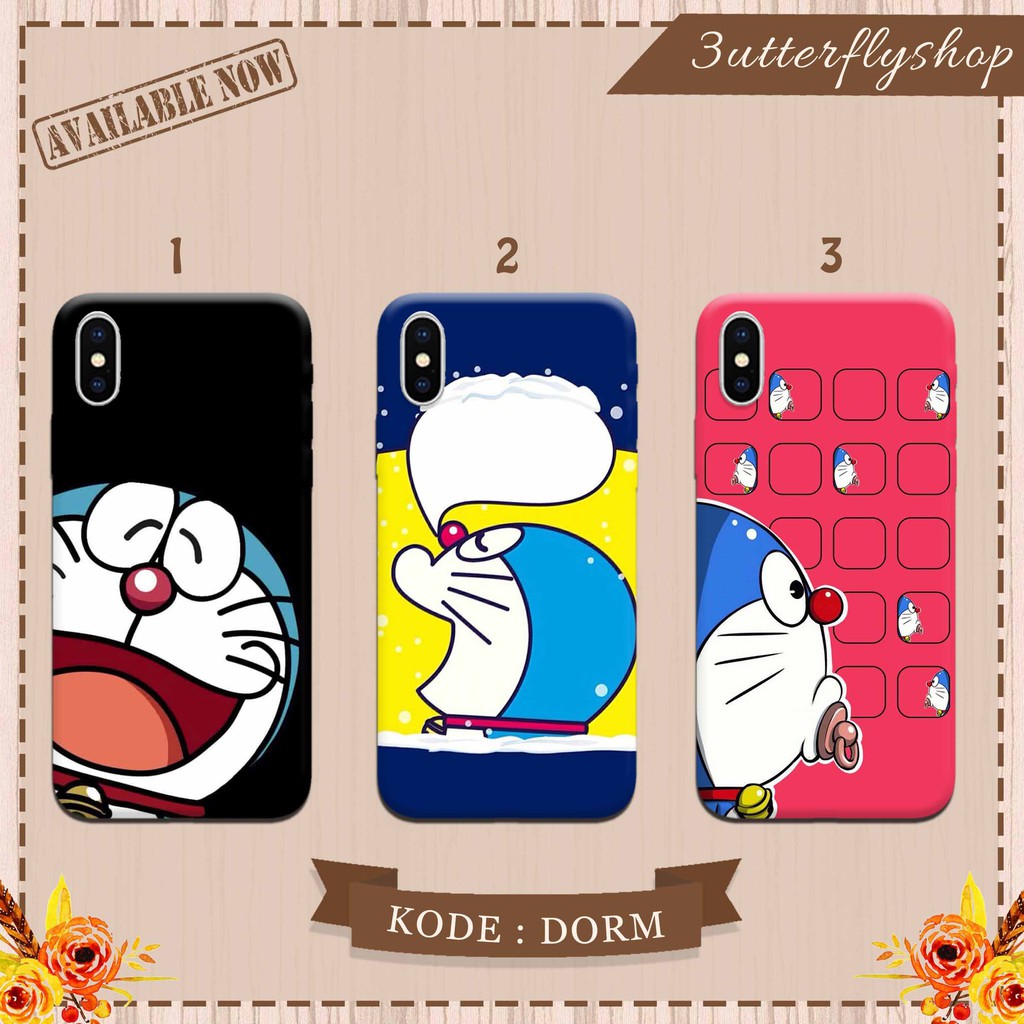 Doraemon Face casing case HP xiaomi samsung iphone oppo vivo realme redmi meizu