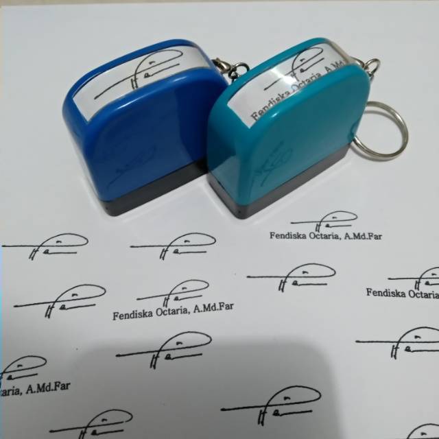 Stempel Paraf Tanda Tangan Shopee Indonesia