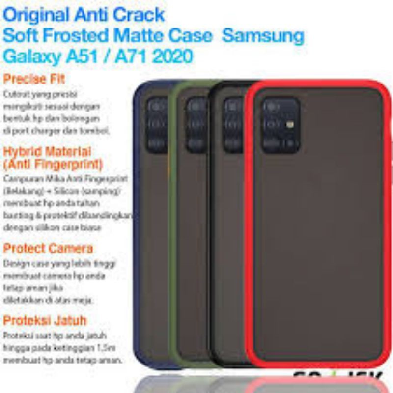 Premium Case Samsung A51 Aero Case Matte