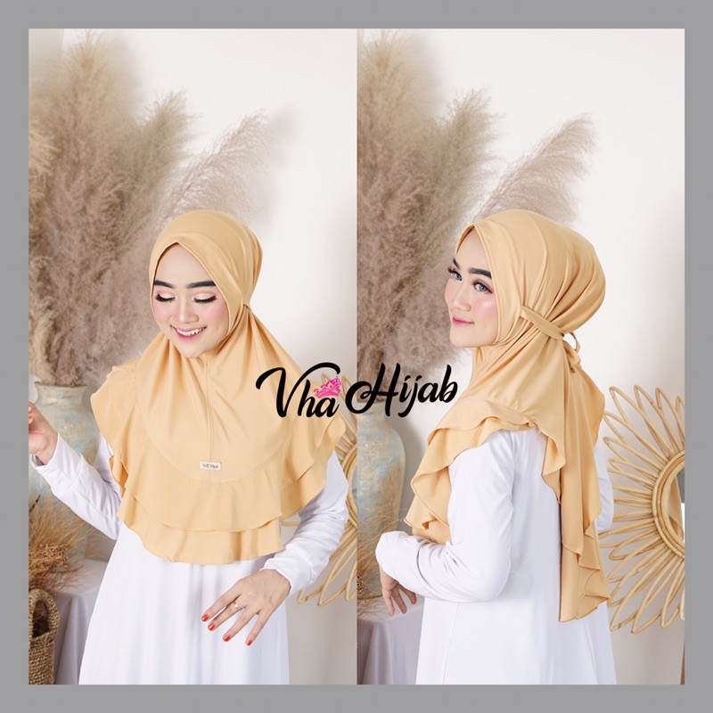 THR RAMADHAN VHA | Khimar IVORY TALI JERSEY