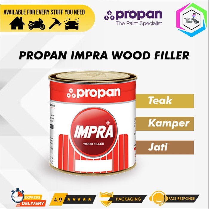 PROPAM IMPRA WOOD FILLER 1Kg/1Ltr - Teak