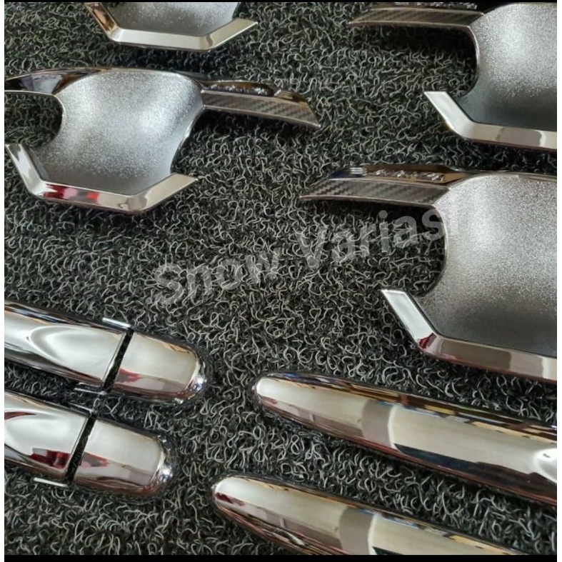 Paket Mangkok Outer + Door Handle All New Avanza Chrome elegant