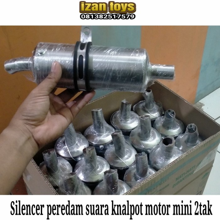 Peredam Suara Knalpot/Silencer Knalpot Motor Mini 2Tak 49Cc Baru