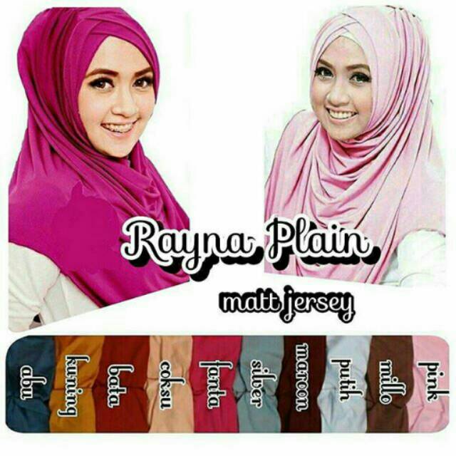 Rayna plain, Grosir kerudung, Grosir jilbab