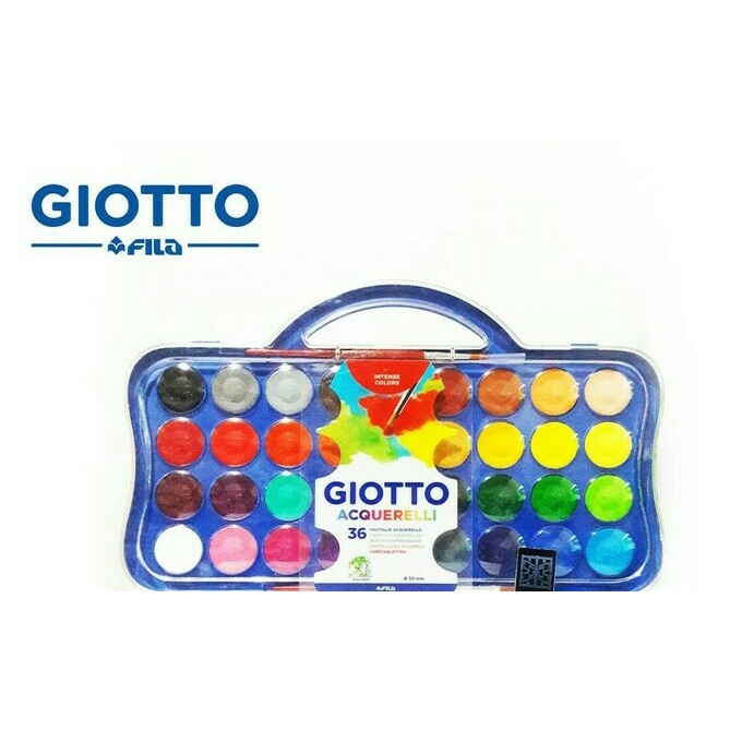 

(TERLARIS) Cat Air/Watercolour block 36 warna GIOTTO new product Bagus murah