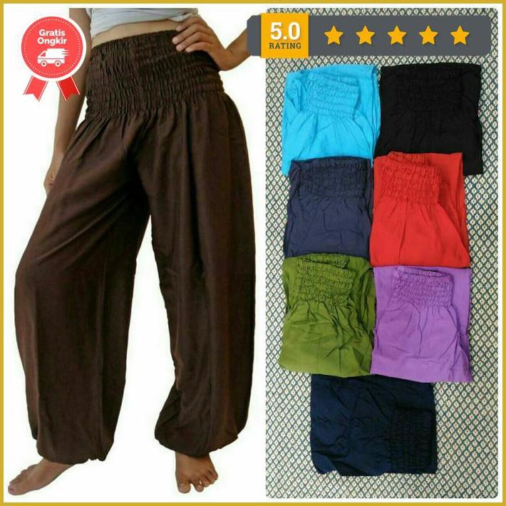 Celana Harem / Yoga Pant Karma Long - Hitam Premium