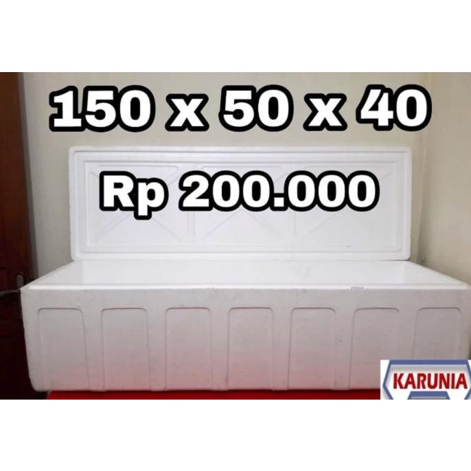 

[[COD]] Box Sterofoam Styrofoam Gabus 150 x 50 x 40 cm khusus GOJEK - GOSEND HEMAT Kode 70