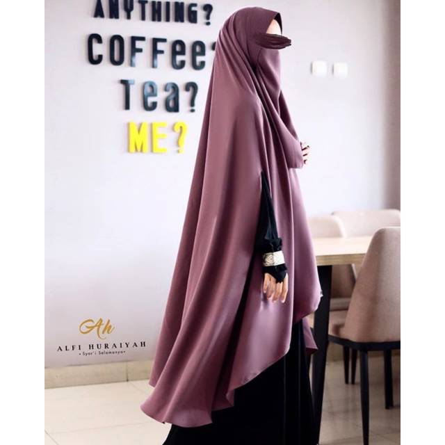 Khimar syari umama alfi huraiyah