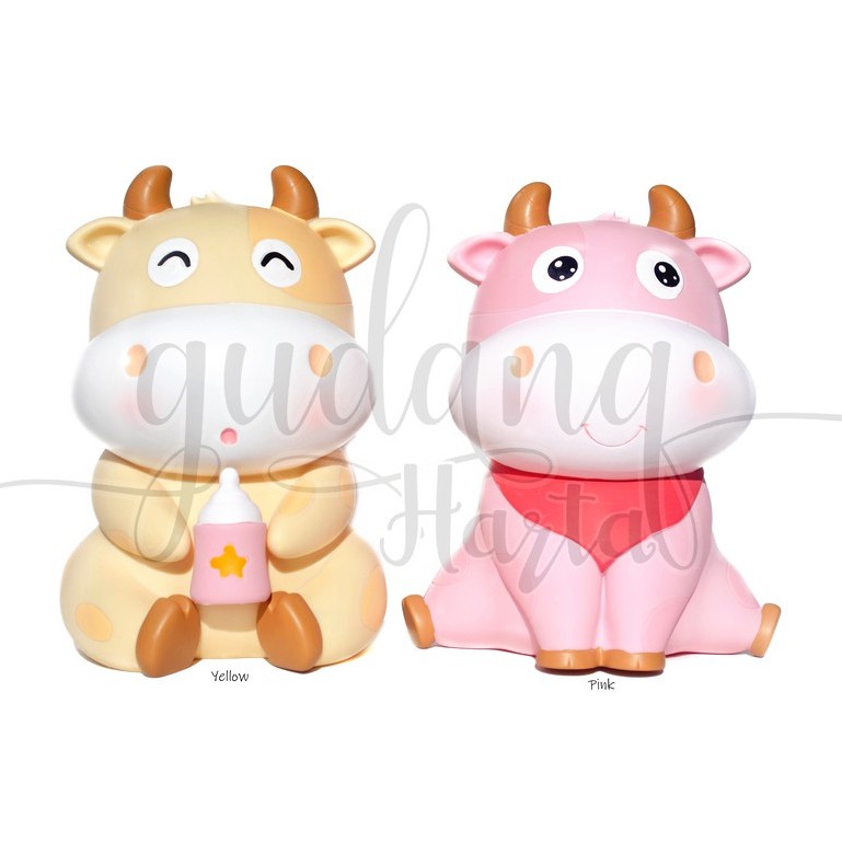 Celengan Bentuk Sapi Imut Piggy Bank Cow Gift Home Decor GH 501111