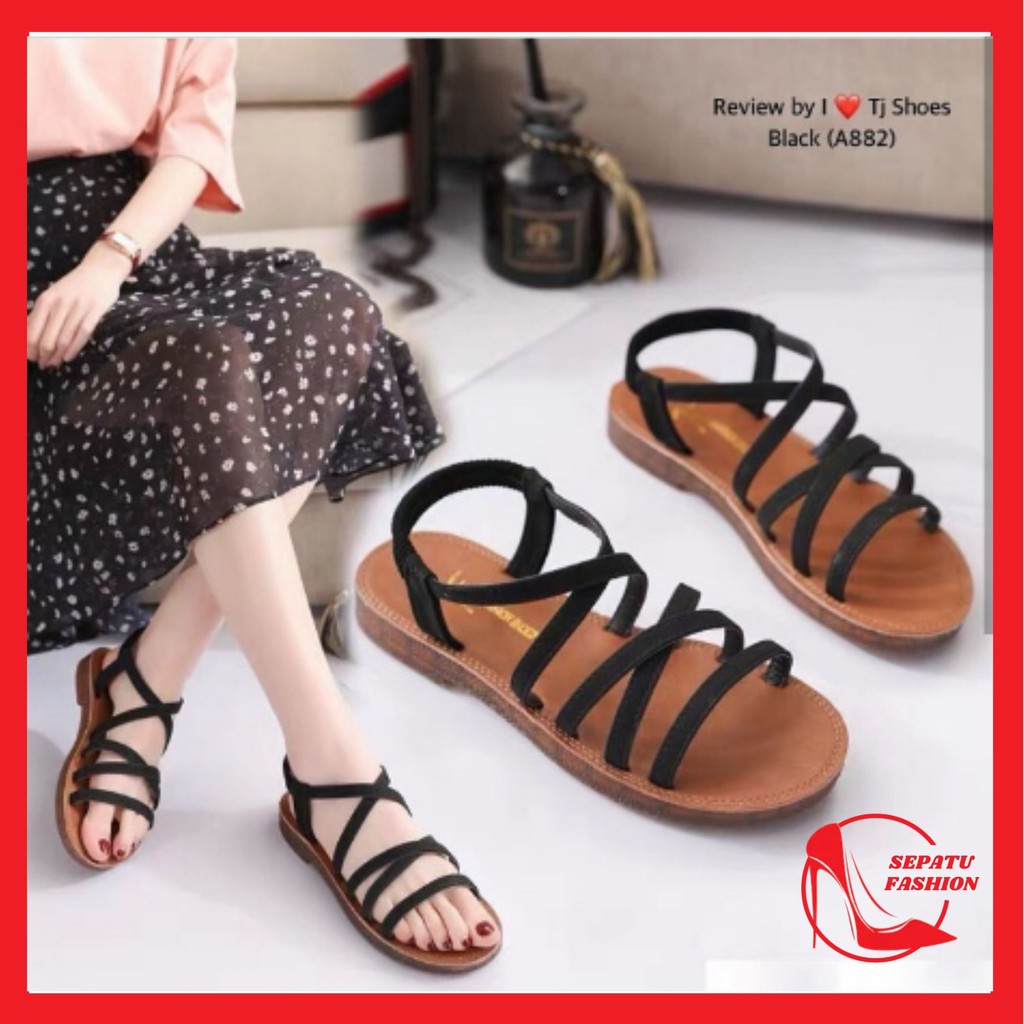 SANDAL TALI WANITA SANDAL SELOP SLOP SENDAL TEPLEK PESTA SENDAL KARET SDL114