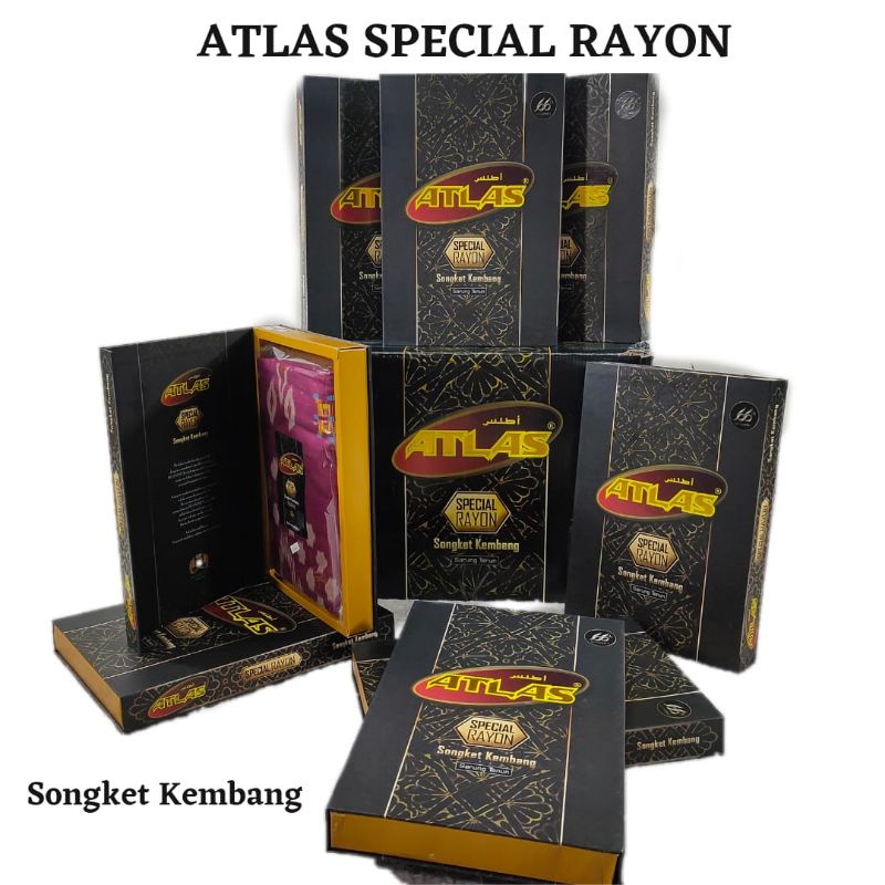 Sarung Atlas Special Rayon Songket Kembang Bali Ecer Grosir SN