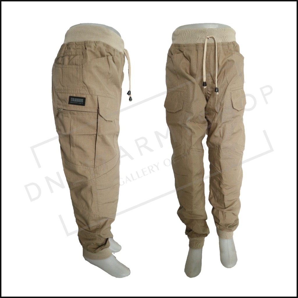 Celana Joger Anak Tactical Outdoor Krem,Hitam,Abu Riptop