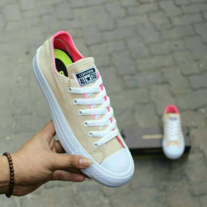 Converse CT size 36-40 sepatu wanita sneakers casual pink blue abu - Navy- 36