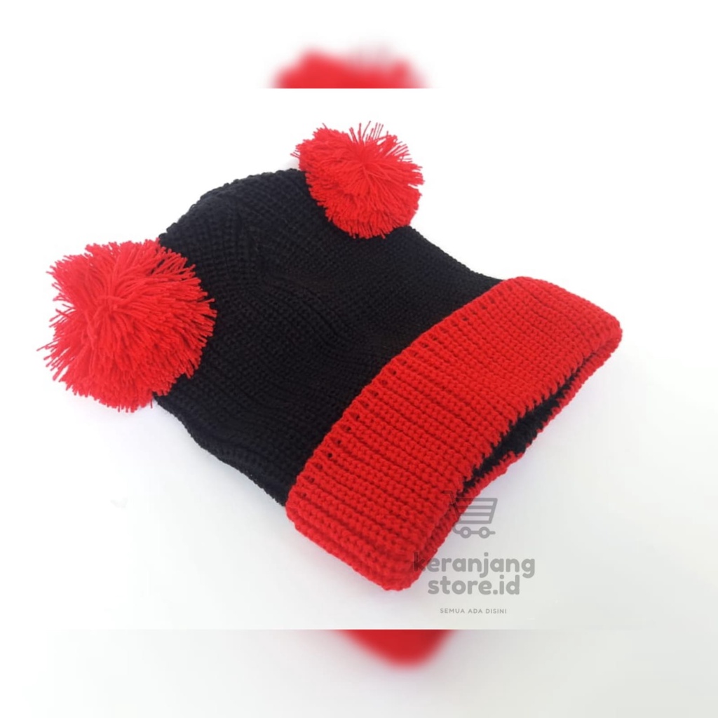 YUUBABY TOPI KUPLUK LUCU 2022 BAYI DAN ANAK TOPI RAJUT POM POM UNISEX LAKI2 DAN PEREMPUAN PREMIUM