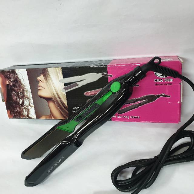 Alat Catok Rambut Lurus Rebonding Blow Curly Keriting 2in1 Terbaik Original HY 688