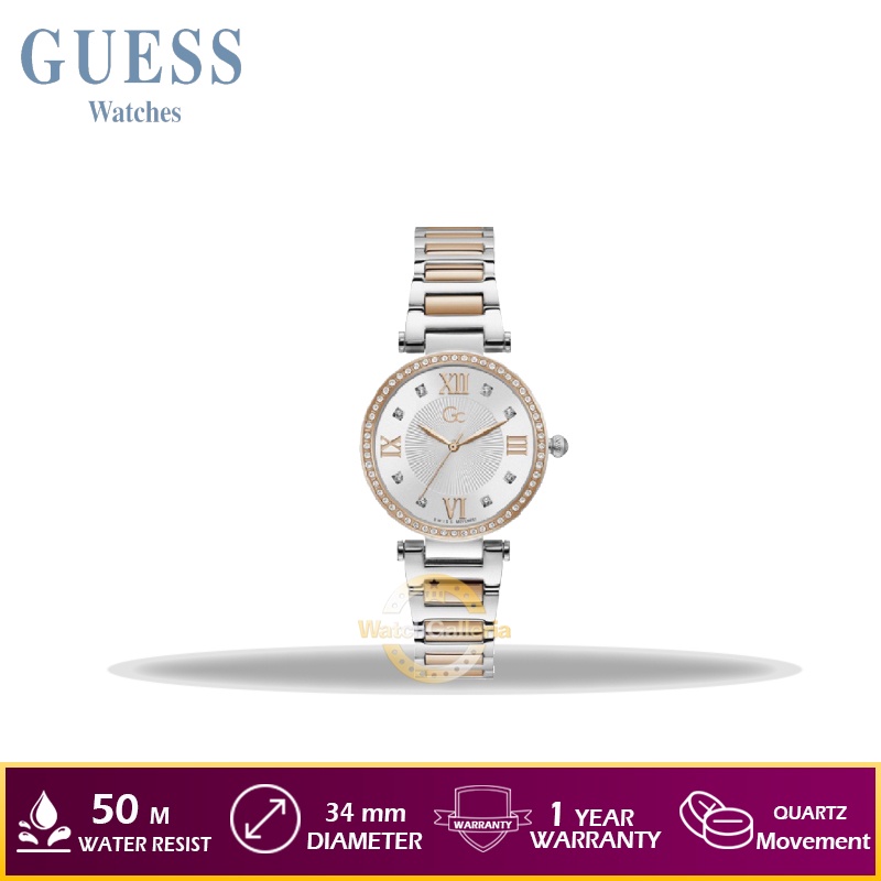 Jam Tangan Wanita GUESS GC Y64001L1MF Stainless Steel Original