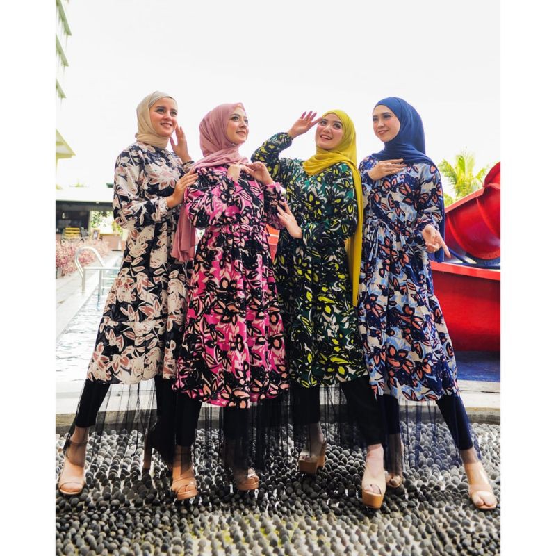 Realpict  DRESS WANITA TERBARU CANTIK mayang maxy gamis murah