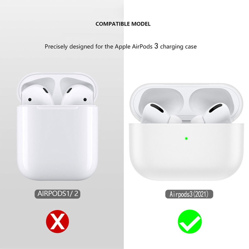 Vivi Casing Silikon TPU Full Cover 360 Derajat Anti Gores Untuk Apple Airpods 3