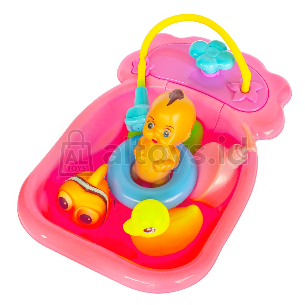 Duck Bathtub Baby Shower Mainan Bak Mandi Boneka Bebek Ikan Nemo Permainan Air Set SS1538