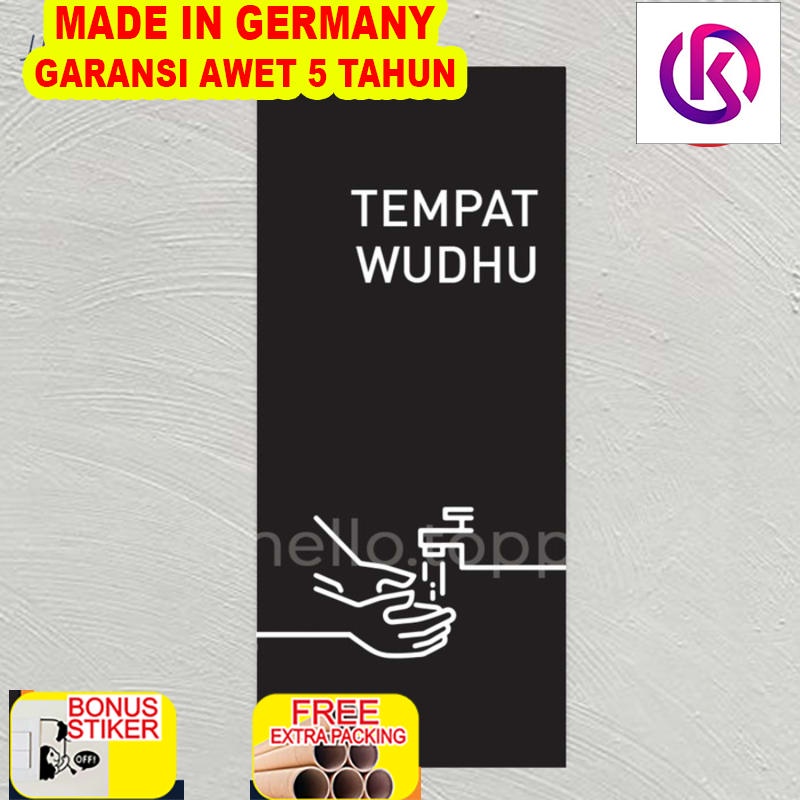 

Grosir Sign Label Akrilik Tempat Wudhu | Tempat Wudhu Acrylic Signage