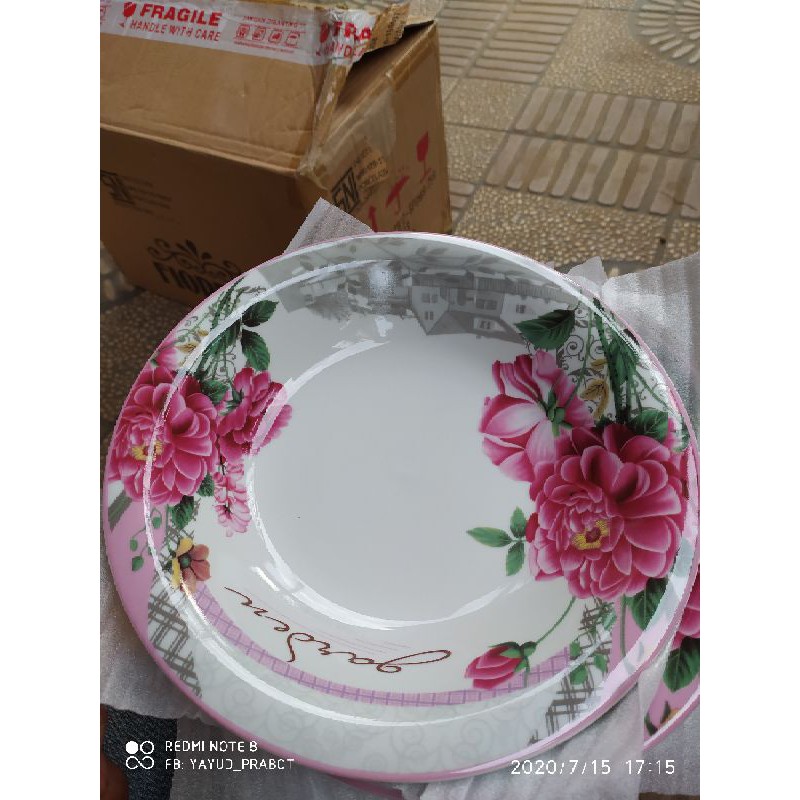 piring makan cekung omega fiorenza