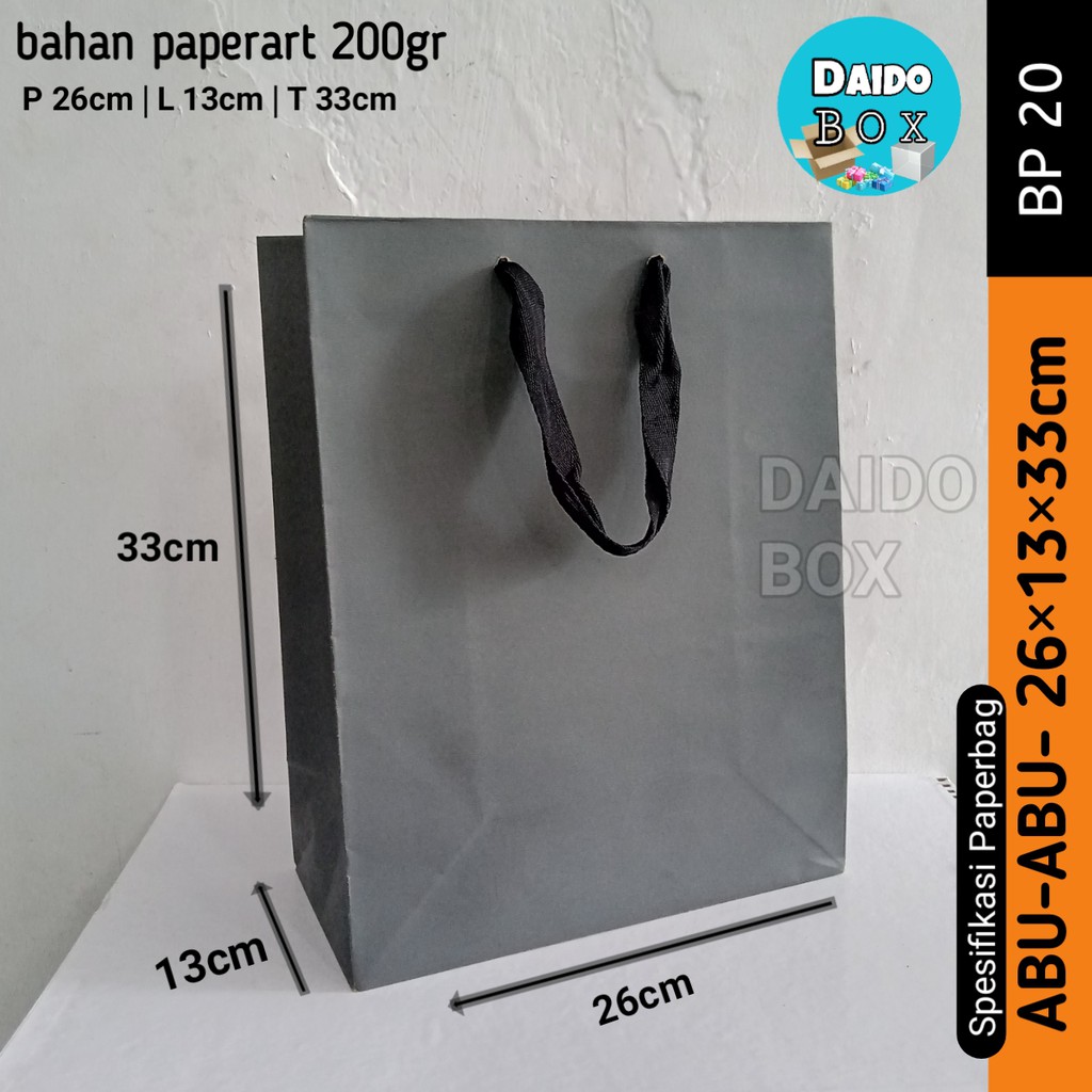 

ISI 12 BIJI Paper Bag Besar Murah Bp20 | Tas Kertas | Paperbag Polos Shopping Bag