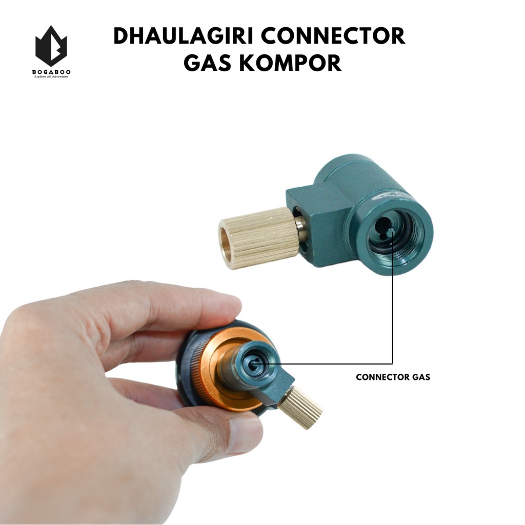 Bisa (COD) Connector - Konektor Dhaulagiri Refill Gas Alat Penghubung Isi Ulang Canister