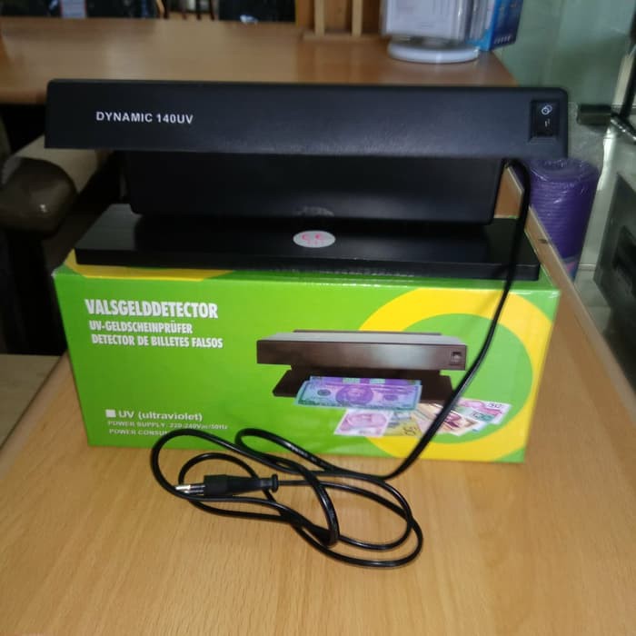 DETEKTOR UANG PALSU DYNAMIC 140UV / MONEY DETECTOR DYNAMIC 140 UV