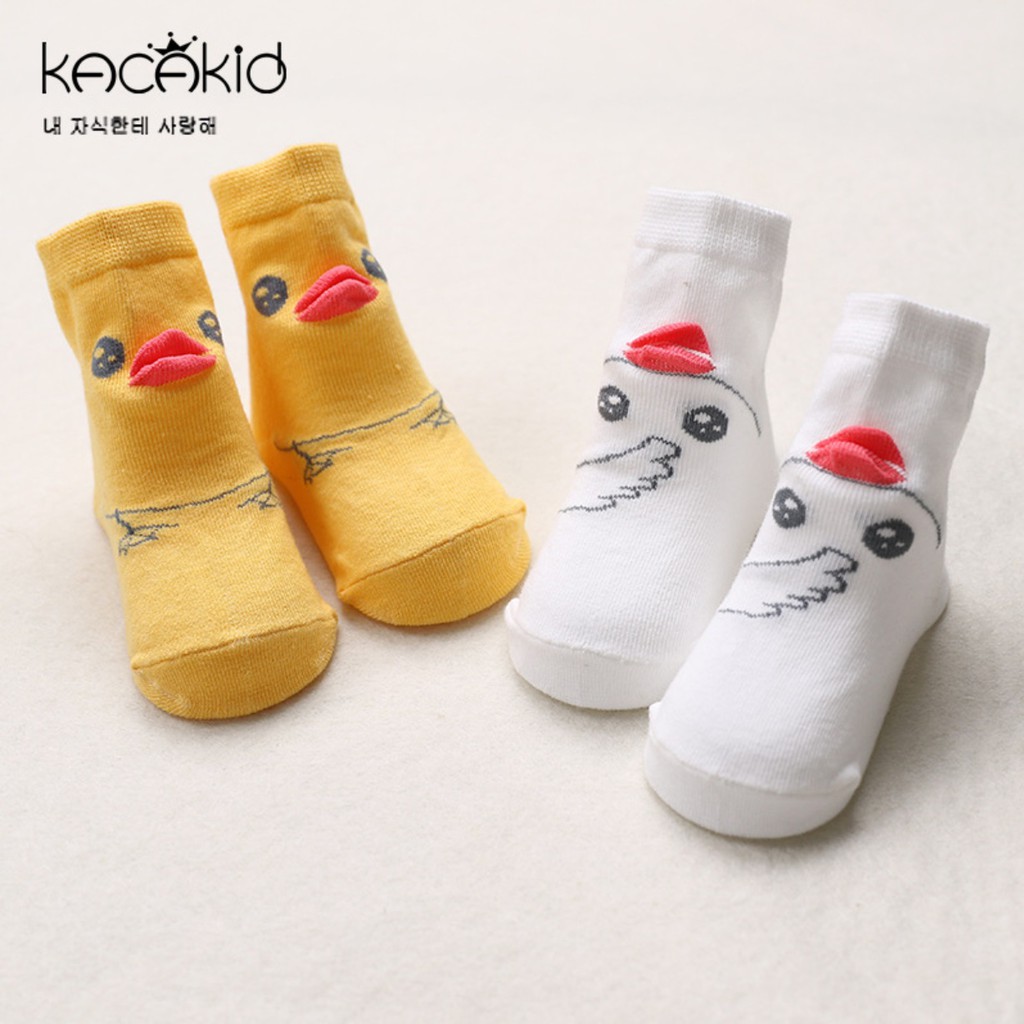 Lovelygubuk Kaos Kaki Ayam Dan Bebek Anak Kaos Kaki Anti Slip Kacakids Shopee Indonesia
