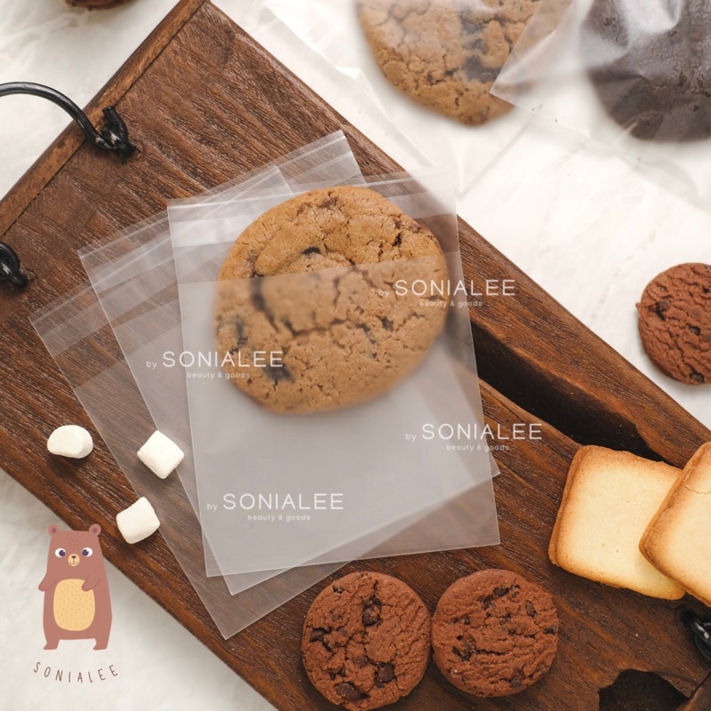 

Cookies Packing / kantong plastik transparant doff / kemasan kue