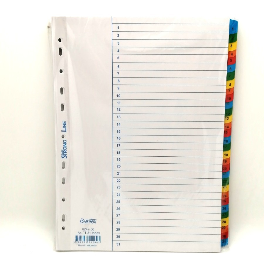 

Devider Bantex Angka 1-31 6242