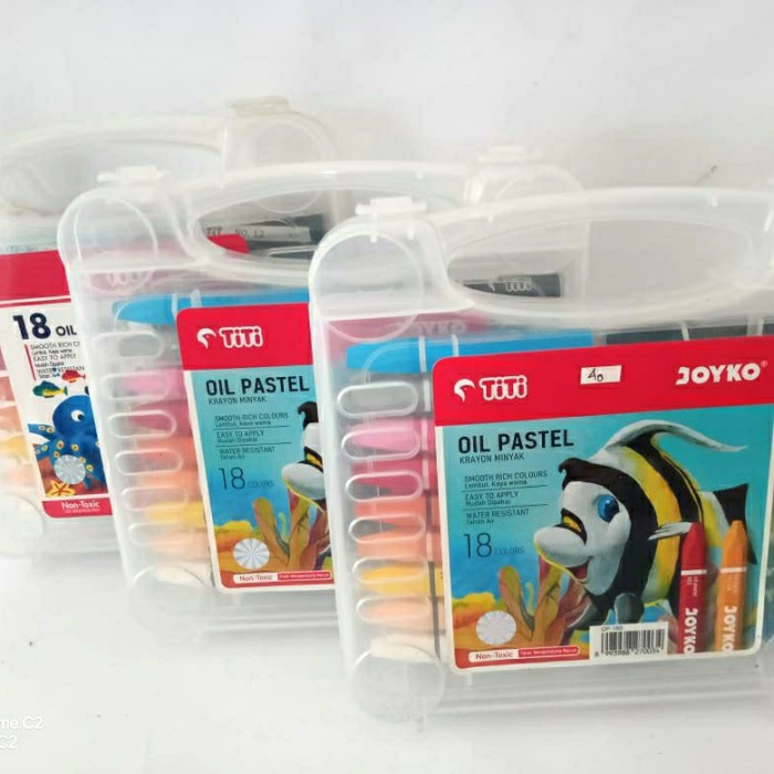 

Promo Crayon Krayon Anak Titi Joyko 18 Warna / Oil Pastel Diskon