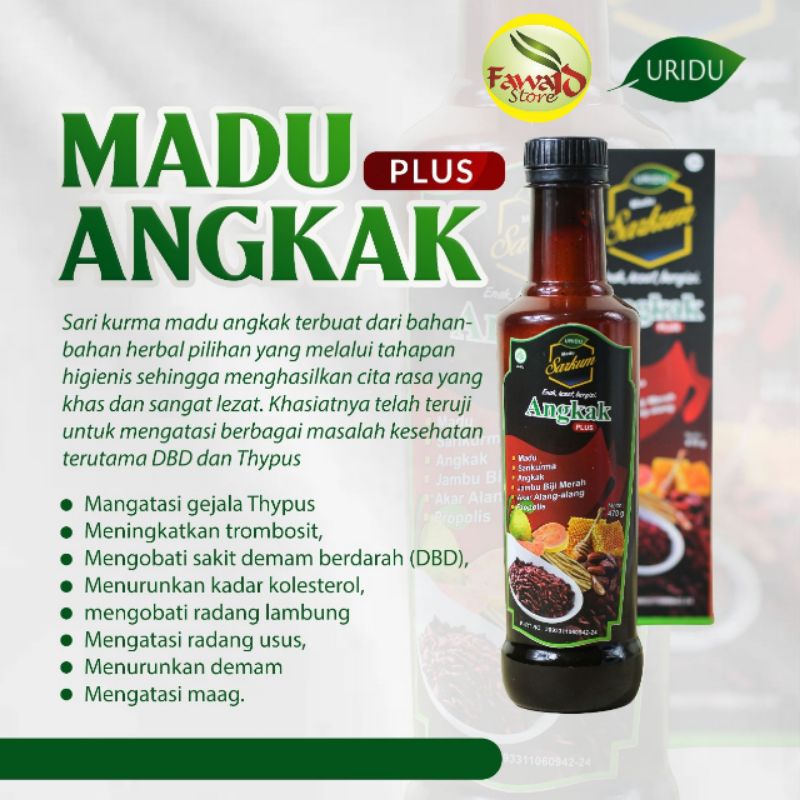 

Madu Sari Kurma Angkak Plus Propolis Uridu