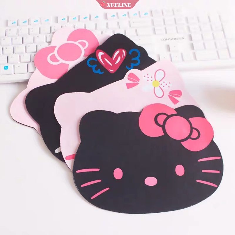 Mouse pad Tebal Motif Kartun Hello kitty Untuk Anak Perempuan