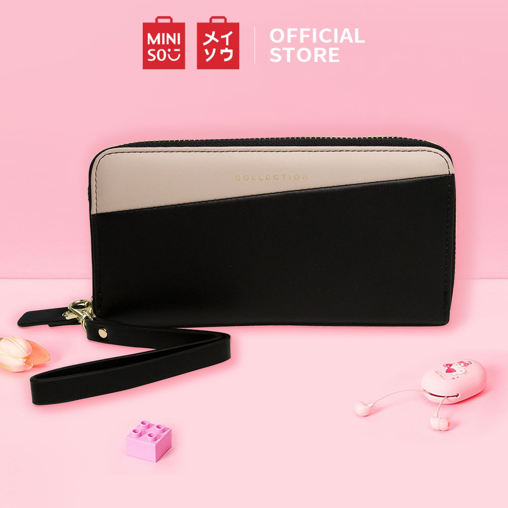  MINISO  Dompet  Wanita Panjang Wallet Simple Fashion Korea 