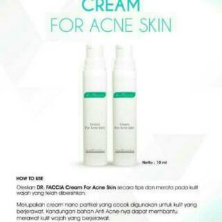Dr faccia cream for acne skin